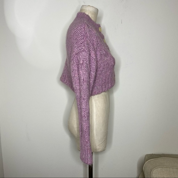 UO Cameron Cable Knit Cardigan - Picture 7 of 8